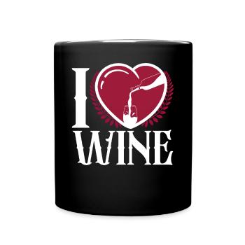 Sommelier Wine Drinking Tasting - Tasse einfarbig - Schwarz - Vorne