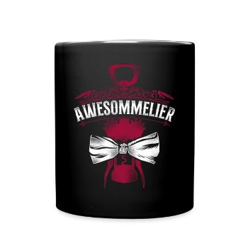 Sommelier Wine Drinking Tasting - Tasse einfarbig - Schwarz - Vorne