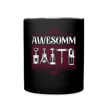 Sommelier Wine Drinking Tasting - Tasse einfarbig - Schwarz - Vorne