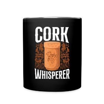 Sommelier Wine Drinking Tasting - Tasse einfarbig - Schwarz - Vorne