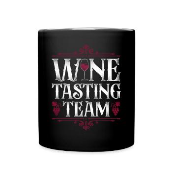 Sommelier Wine Drinking Tasting - Tasse einfarbig - Schwarz - Vorne