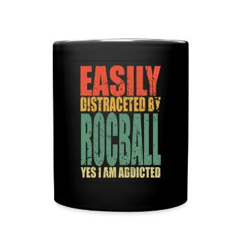Rocball Dire Drôle - Mug uni - noir - Devant
