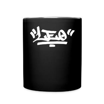 Leo Graffiti Zodiac Hip Hop Horoscope Sternzeichen - Tasse einfarbig - Schwarz - Vorne