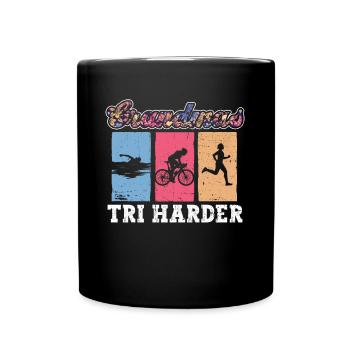 Grandmas Tri - Triathlon Femmes Grand-mère - Mug uni - noir - Devant