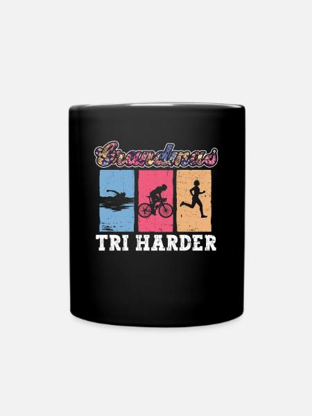 Grandmas Tri - Triathlon Femmes Grand-mère - Mug uni - noir