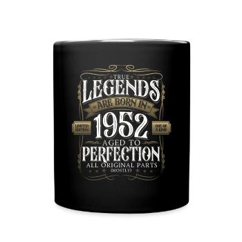 Légende 1952 70e anniversaire Cadeau Hommes Drôle - Mug uni - noir - Devant
