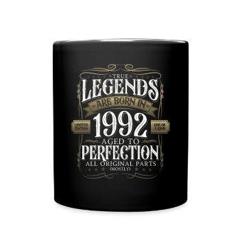 Légende 1992 30e anniversaire Cadeau Hommes Drôle - Mug uni - noir - Devant