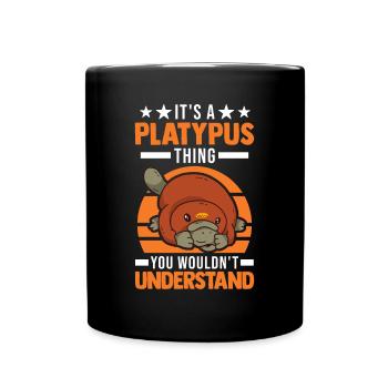 Ornithorynque Cadeau Ornithorynque - Mug uni - noir - Devant