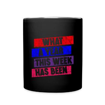 Quelle année cette semaine a été 3 - Mug uni - noir - Devant
