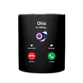 Besuch In Ohio Gift - Tasse einfarbig - Schwarz - Vorne