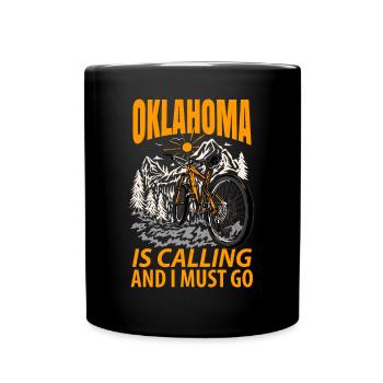 Reisendes Oklahoma geschenk - Tasse einfarbig - Schwarz - Vorne
