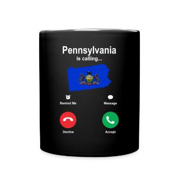 Visitez Pennsylvania Gift - Mug uni - noir - Devant