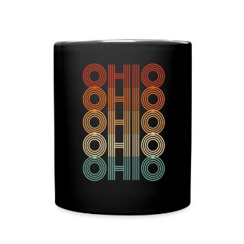 Ohio Residents Gift - Full Colour Mug - black - Front