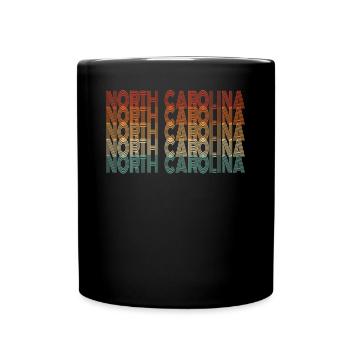 Beauty Of North Carolina gift - Full Colour Mug - black - Front