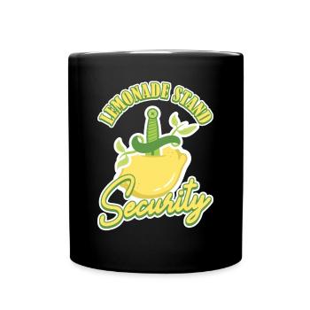 Stand de limonade Sécurité Limonadenstand - Mug uni - noir - Devant