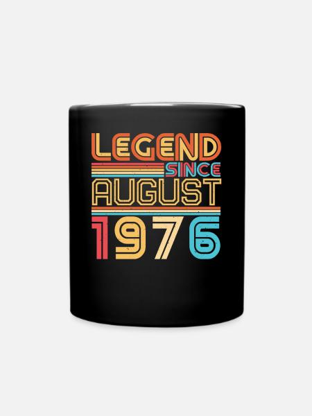 Août 1976 Idée cadeau - Mug uni - noir