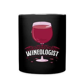 Sommelier Wine Drinking Tasting - Tasse einfarbig - Schwarz - Vorne