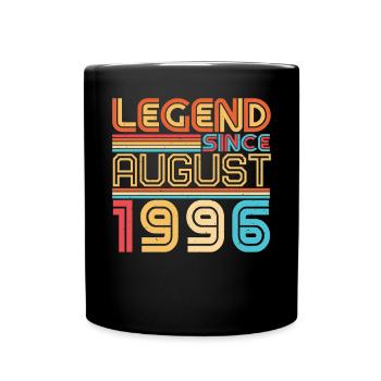 1996 August Retro - Full Colour Mug - black - Front
