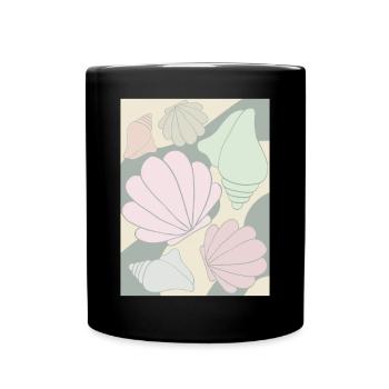 Coque esthétique pastel danoise - Mug uni - noir - Devant