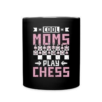 les mamans cool jouent aux échecs - Mug uni - noir - Devant