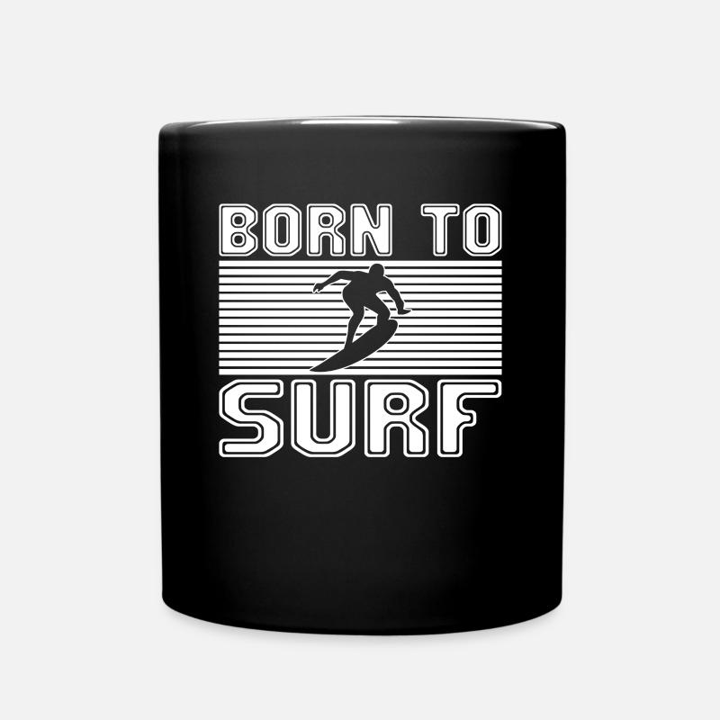 Surf - Mug uni - noir