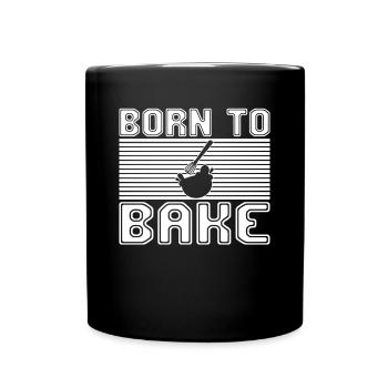 Bake - Full Colour Mug - black - Front