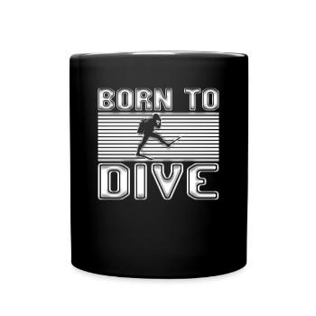 Plonger - Mug uni - noir - Devant