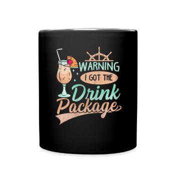 J’ai acheté le forfait boisson Cruise Holiday - Mug uni - noir - Devant