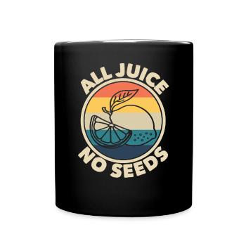 Alle Saft ohne Samen Zitronen Retro Herren Vasekto - Tasse einfarbig - Schwarz - Vorne