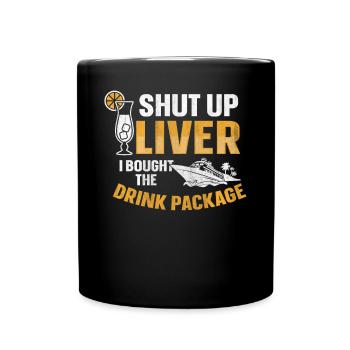 J’ai acheté le forfait boisson Fun Cruise - Mug uni - noir - Devant