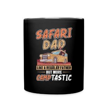 Safari Father - Family Safari - Full Colour Mug - black - Front
