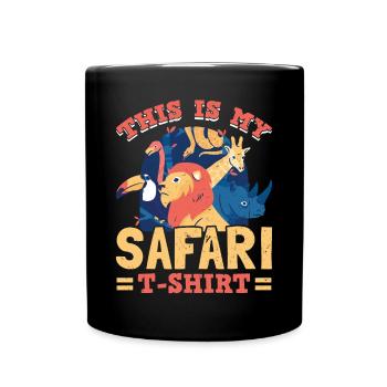 Familiensafari - Das Ist Meine Safari - Tasse einfarbig - Schwarz - Vorne