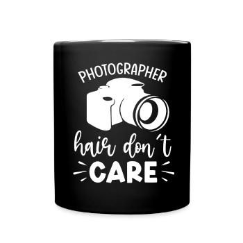 Photography Camera Lens - Tasse einfarbig - Schwarz - Vorne