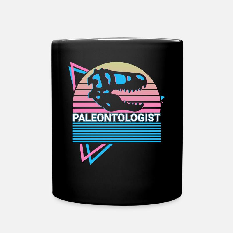 Paléontologue Paléontologie Crâne de dinosaure - Mug uni - noir