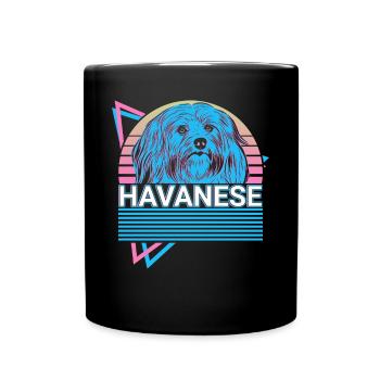 Rétro havanais - Mug uni - noir - Devant