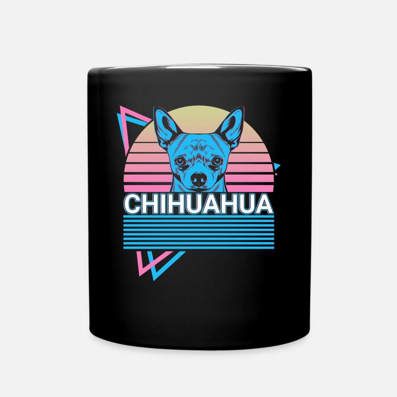 Chihuahua Rétro - Mug uni - noir
