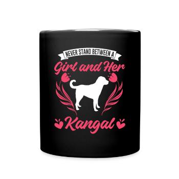 Kangal Girl Anatolian Shepherd Dog - Full Colour Mug - black - Front