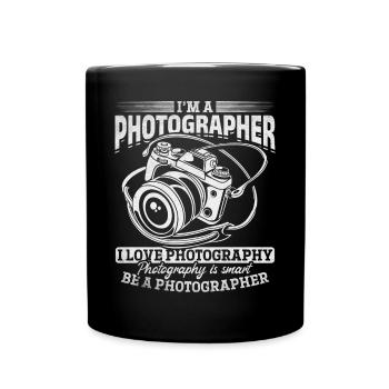 Camera Photographer I Love Photography Be a - Full Colour Mug - black - Front