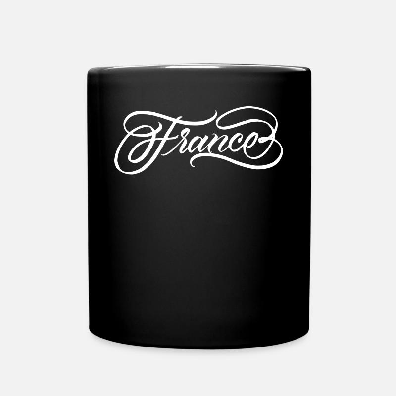 Frankreich Kalligraphie Graffiti Hip Hop Urban Las - Tasse einfarbig - Schwarz