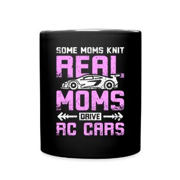 Les mamans conduisent des voitures rc - Mug uni - noir - Devant