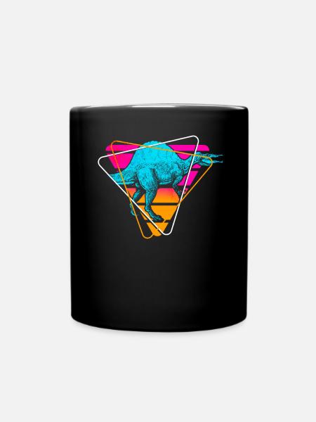 Spinosaurus Dinosaurier - Tasse einfarbig - Schwarz