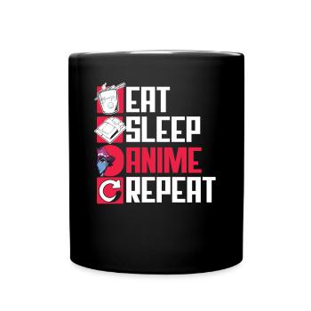 Funny Anime Gift - Full Colour Mug - black - Front