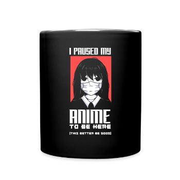Funny Anime Gift - Full Colour Mug - black - Front