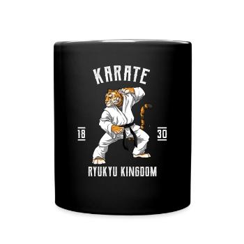 Karate Japanische Kampfkünste Kämpfen MMA - Tasse einfarbig - Schwarz - Vorne