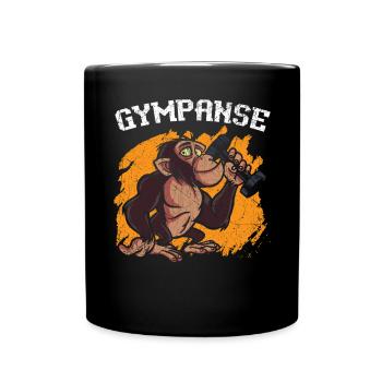 Gympanse Chimpanzé Singe Animal Zookeeper - Mug uni - noir - Devant