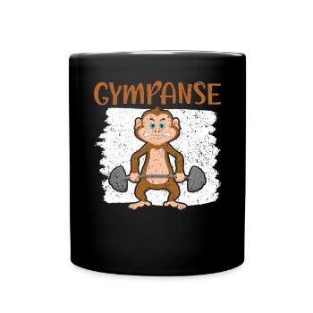 Gympanse Chimpanzé Singe Animal Zookeeper - Mug uni - noir - Devant