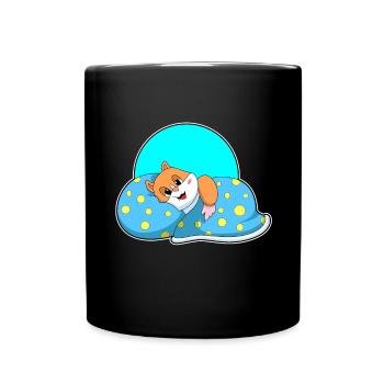 Couverture de couchage pour hamster - Mug uni - noir - Devant