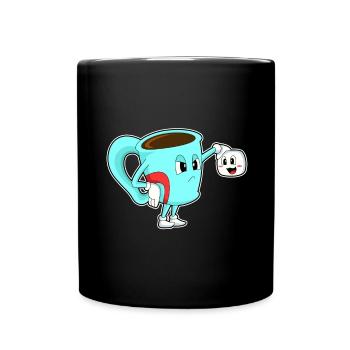 Tasse à café - Mug uni - noir - Devant