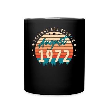 50th anniversary August 1972 - Full Colour Mug - black - Front