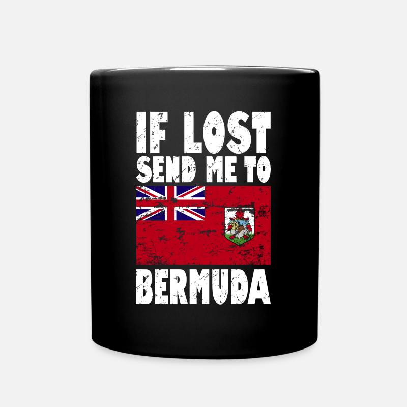 Bermuda Flag Saying - Full Colour Mug - black